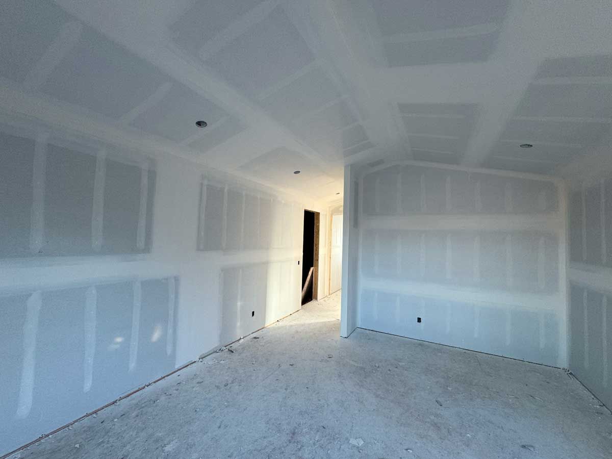 home drywall job